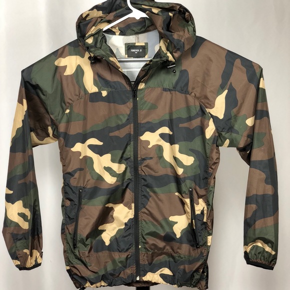 Coats | Camouflage Windbreaker | Poshmark